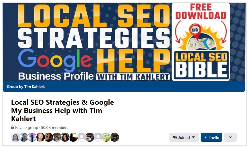 Local SEO Facebook Group